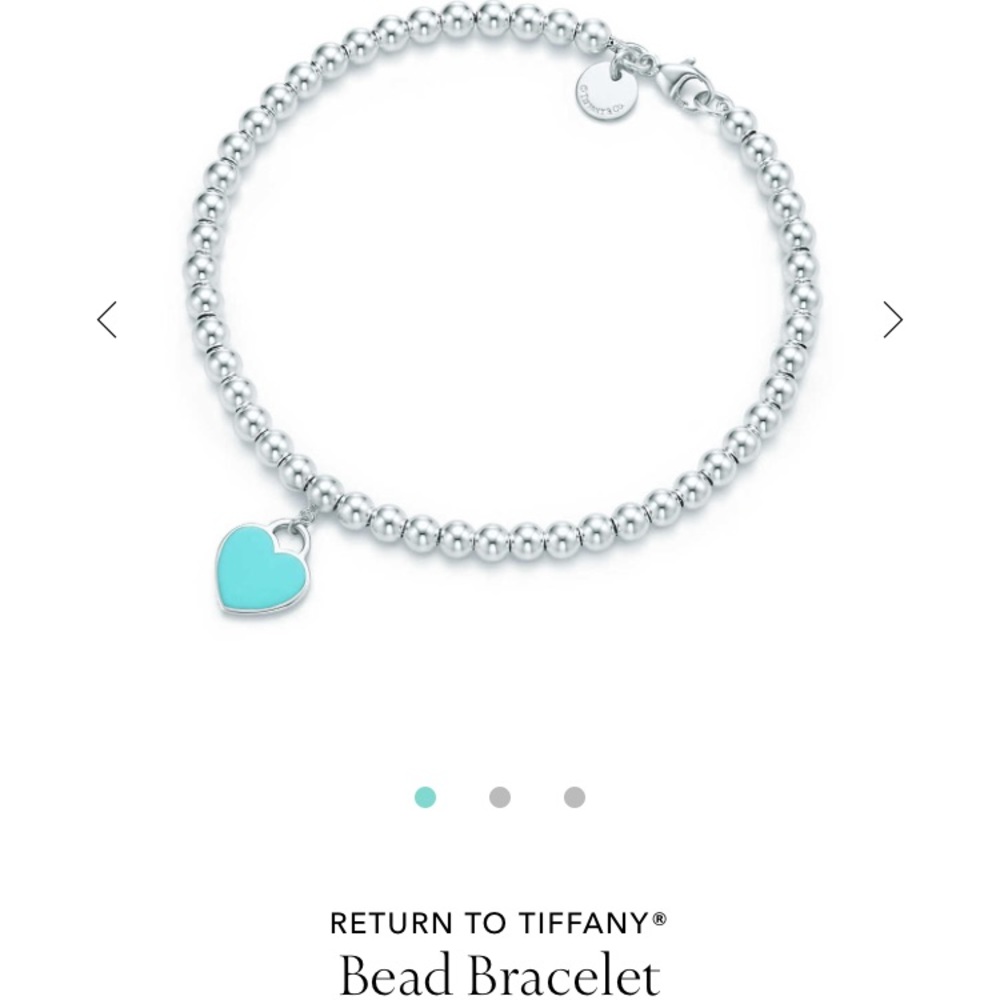 RETURN TO TIFFANY MINI HEART TAG BEAD BRACELET